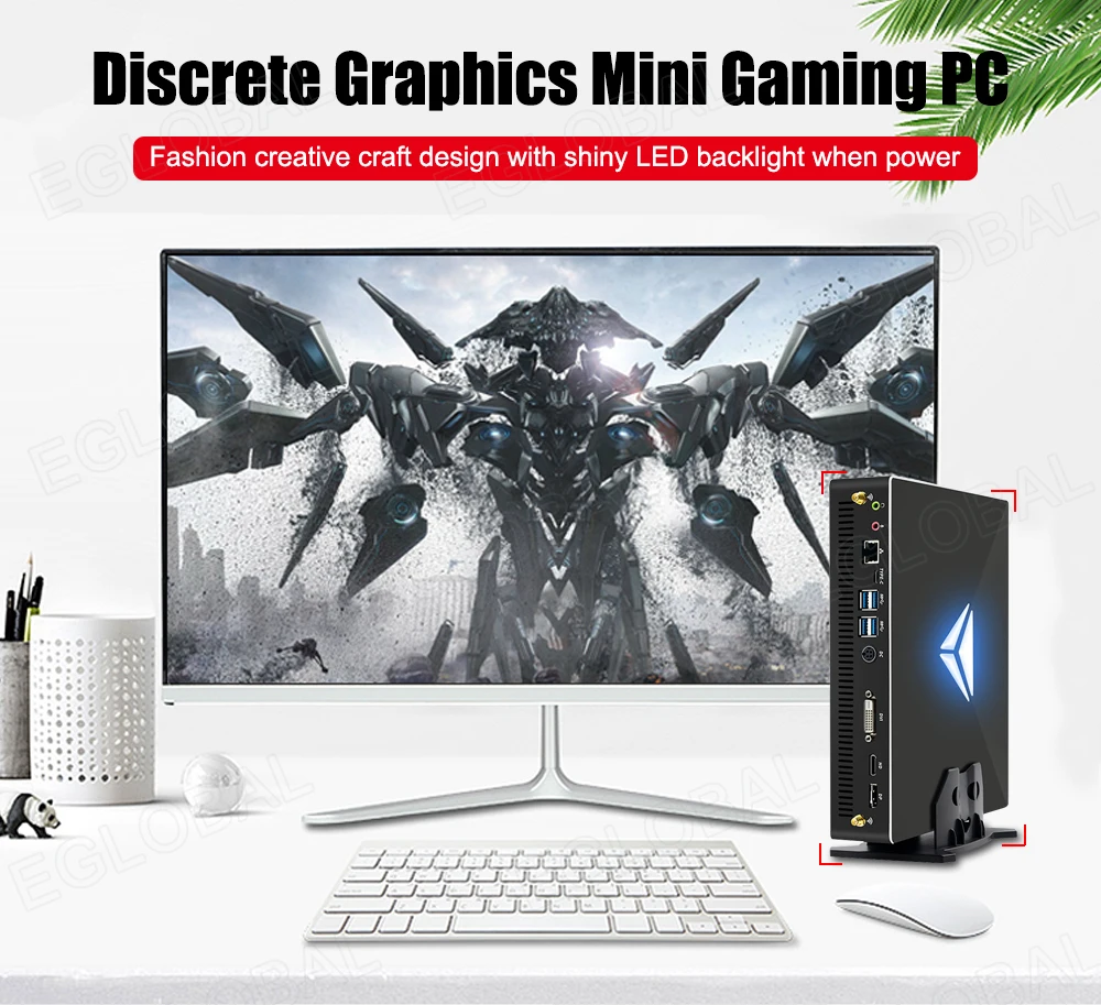 Game Killer Intel Core I9 9900KF i7 9700KF Desktop Nvidia RTX1660S 6GB  AX200 WIFI Mini PC 4K HDMI DP DVI 4096*2160 Computer