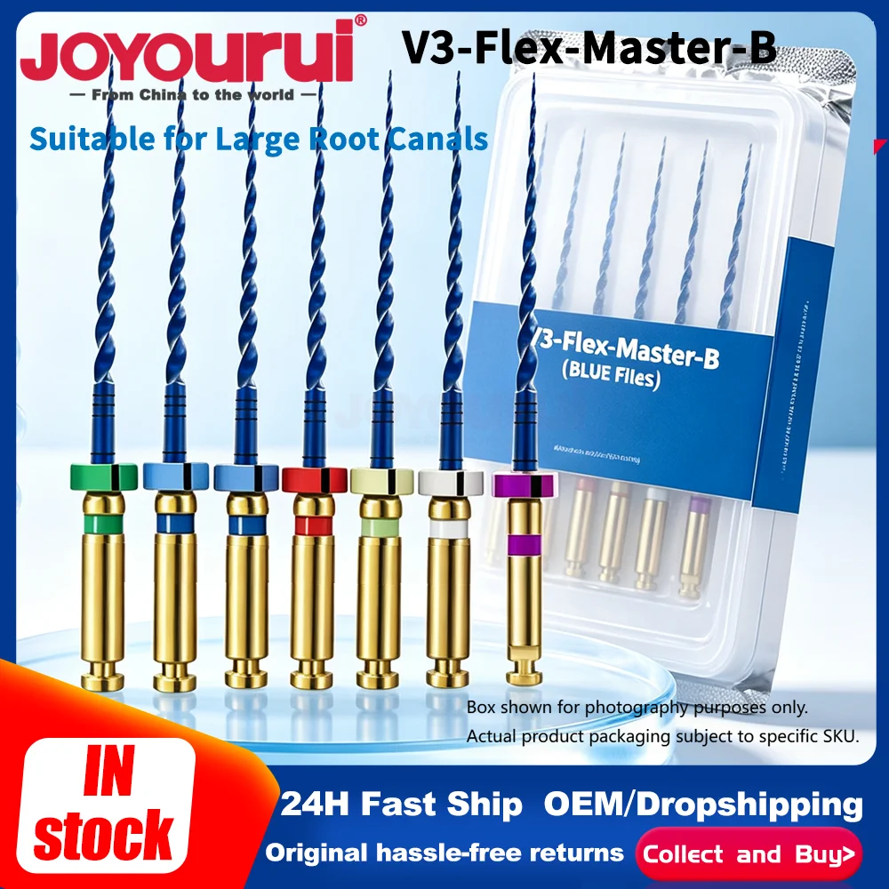 Lot de 6 Fils de débridage endodontiques dentaires en acier inoxydable, types H, K, P, S, pour traitement de canal radiculaire, usage manuel, 31mm 06 # 08 # 10 # 15-40 #   45