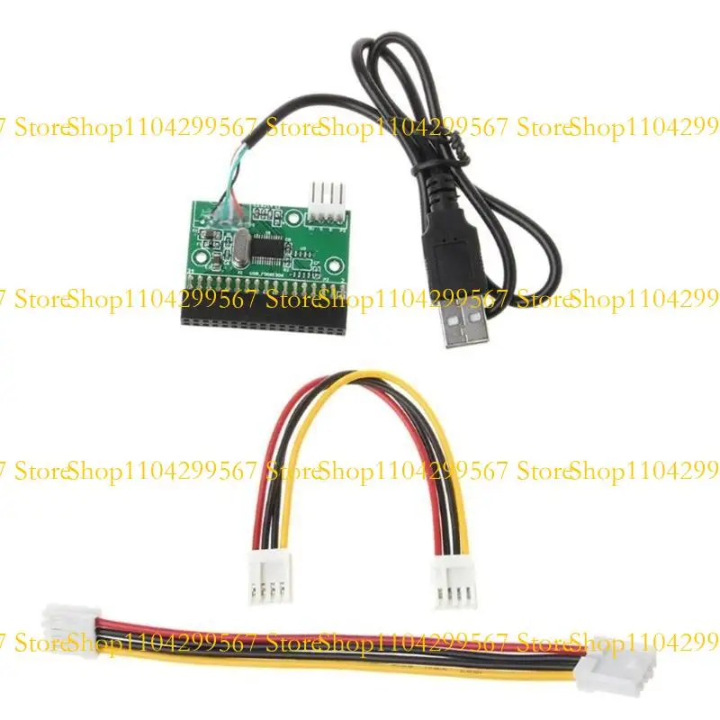 

CS1W 1.44MB 3.5inch USB Cable Adapter to 34Pin Floppy Drive Connector Disk to Floppy Disk PCB Board Floppy Drive Connector