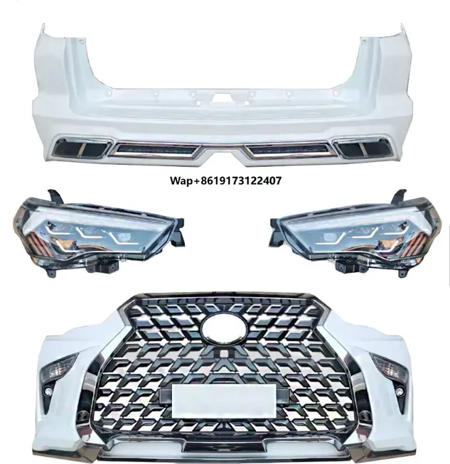

Car Body Kit Include Front and Rear Car Bumper Assembly with Grille,headlights for 4 Runner 4X4 to Style Car Bumper