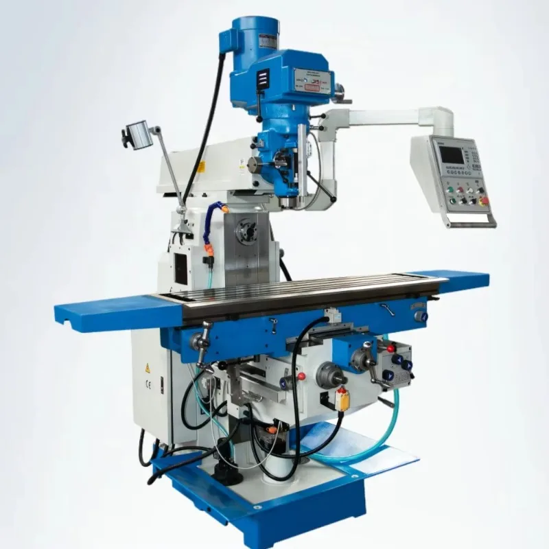 X6335A High Speed Vertical and Horizontal Universal Turret Milling Machine Multi Function of Milling Drilling and Tapping