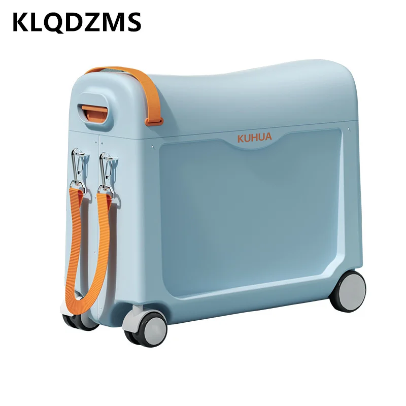 KLQDZMS Children\'s Luggage Multifunctional Wear-resistant Trolley Case Student Boarding Box Universal Wheel Rolling Suitcase