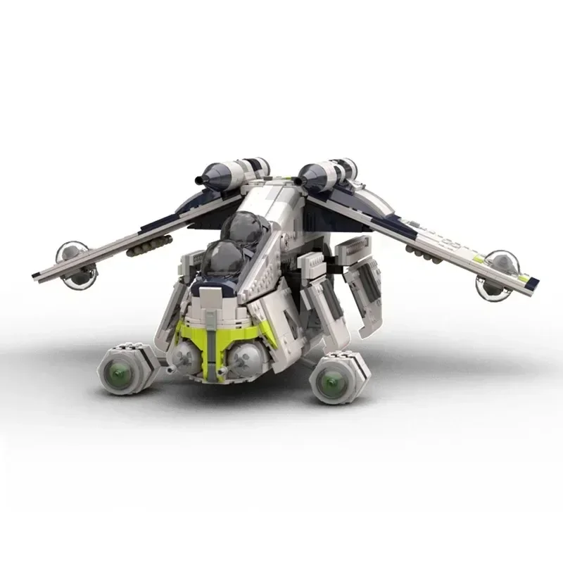 Moc Building Blocks Republic Gunship Modello Tecnologia Mattoni Assemblaggio fai-da-te Popolare Star Series Regali di giocattoli per la costruzione delle vacanze