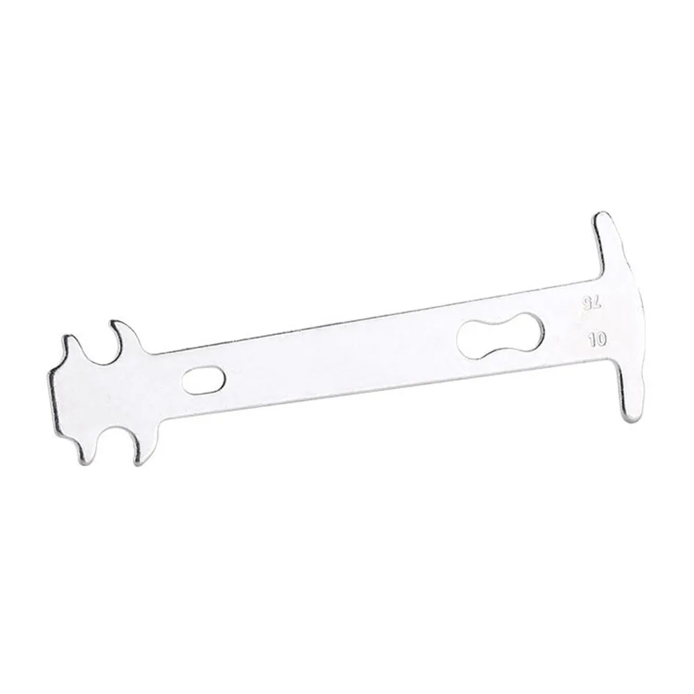 Compact Stainless Steel Chain Wear Test Caliper Accurate Detection for All Bike Chains User Friendly Operation