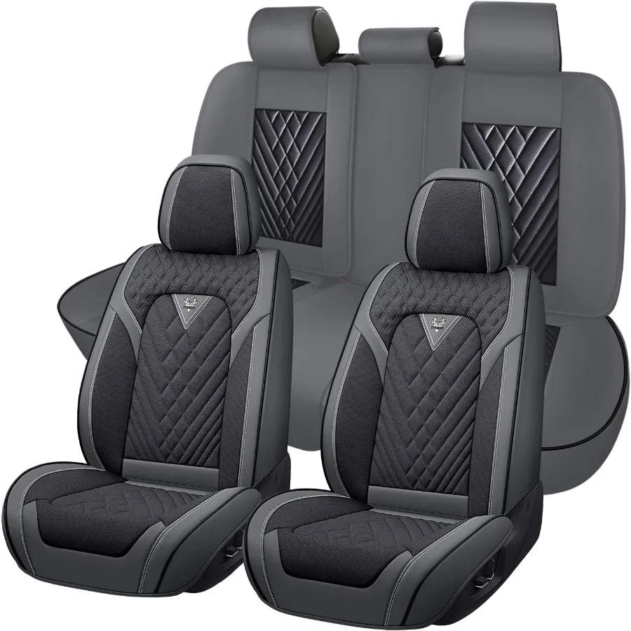 

Полный комплект чехлов на автомобильное сиденье для Dodge Charger 20062023, водонепроницаемый спортивный чехол из кожи наппа премиум-класса, простой в установке автомобильный