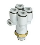 Excellent quick connector KQ2UD04-02S/01S/KQ2UD06-01s/KQ2UD-6-02S external screw five-way