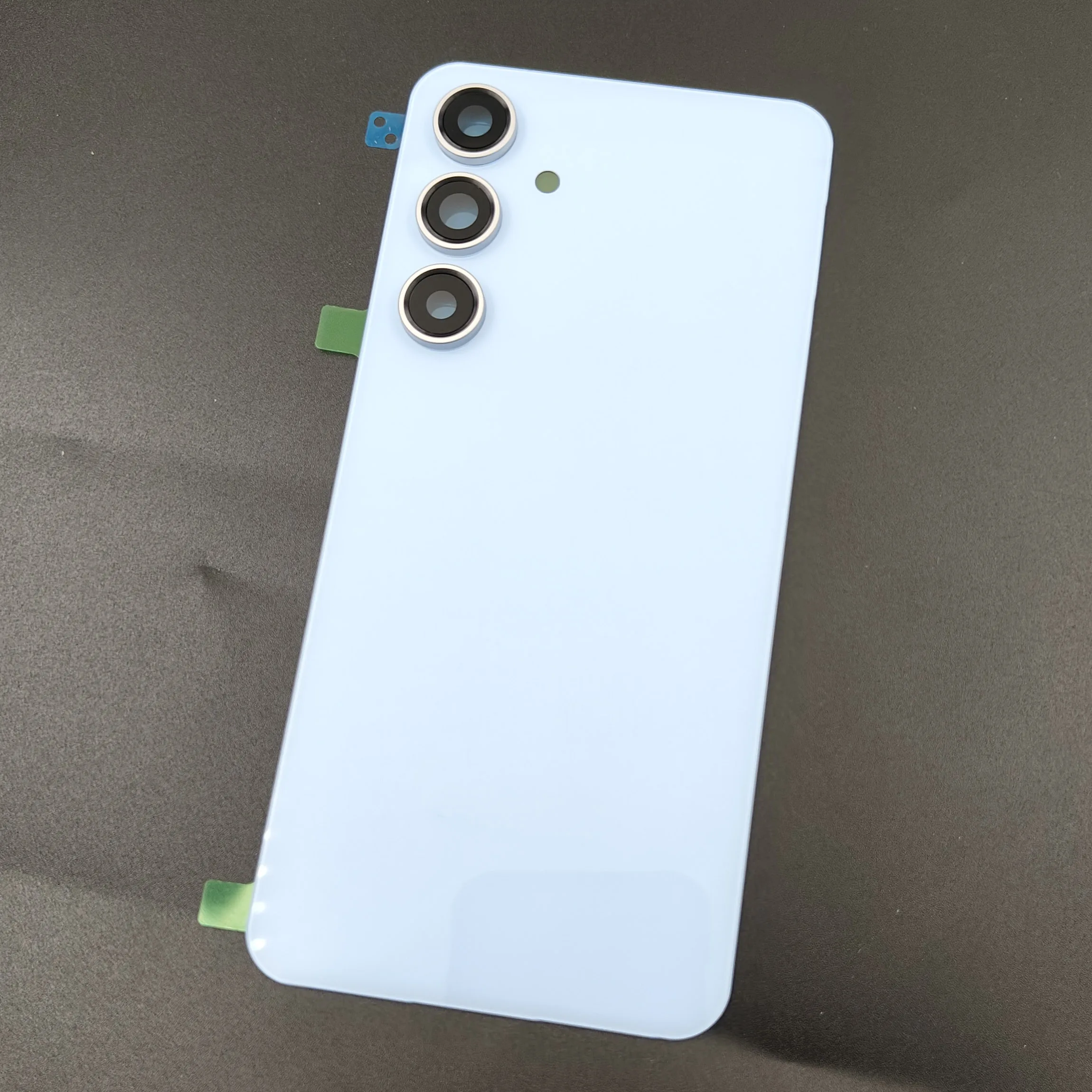 100% A+++ Glass Back Door Lid For Samsung Galaxy S24 FE Battery Cover Rear Housing Case Shell With Camera Lens Adhesive Tools