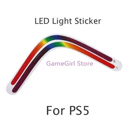 1pc LED Light Bar Rainbow Gradient Sticker for Playstation 5 PS5 Drive Digital Edition Console Accessories