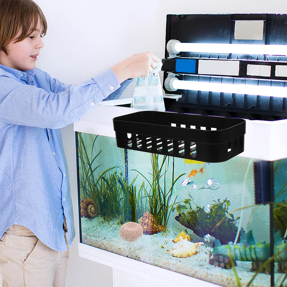 

2 pcs Aquarium Plant Holder Perforated Hydroponic Planter Rack for Betta Fish Tank Decor Accessories Live PlantsAquarium