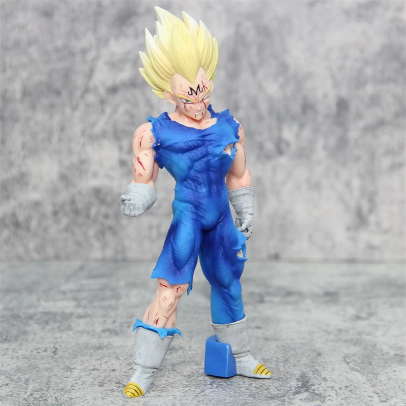 20CM Dragon Ball Z Majin Vegeta Figure Toys Anime DBZ Super Saiyan GK Action Collection PVC Model Dolls Birthday Gifts Kids