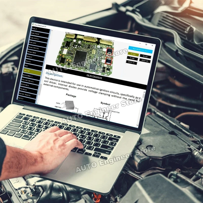 ECUs Datasheet 2.0 repair course PCB workshop factory repair ECU service Automobile Diagnostic Tools link Car Vehicle Tool Auto