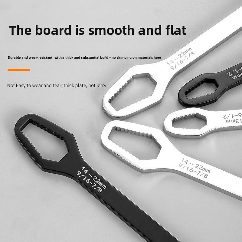 Car Universal Torx Wrench 8-24mm Adjustable Self-tightening Wrench Board Double-head Torx Spanner Torx Spanner Hand Tools New - view 2