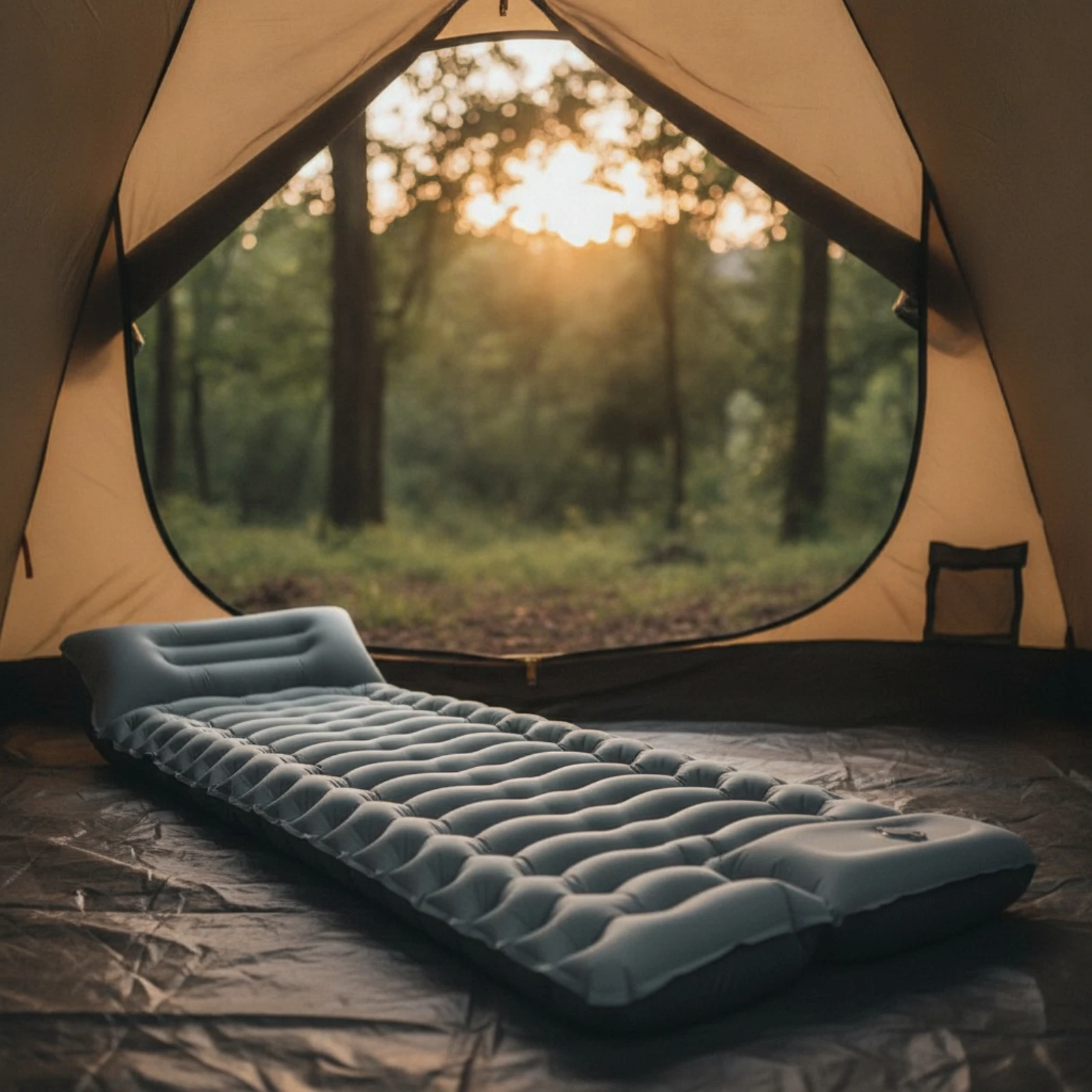Inflatable Sleeping Pad Moistu - Inflatable Camping Sleeping Pad Pillow recension och pris