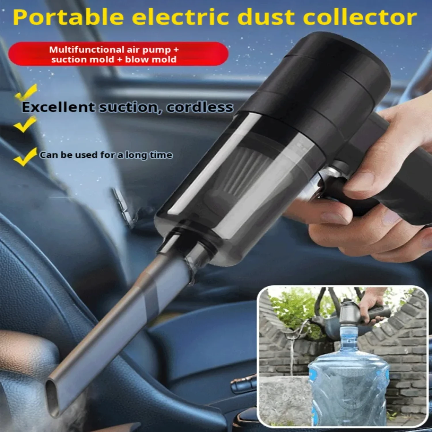 Efficient, versatile, and powerful handheld wireless vacuum cleaner for reliable and effortless home cleaning. Thoroughly clean 