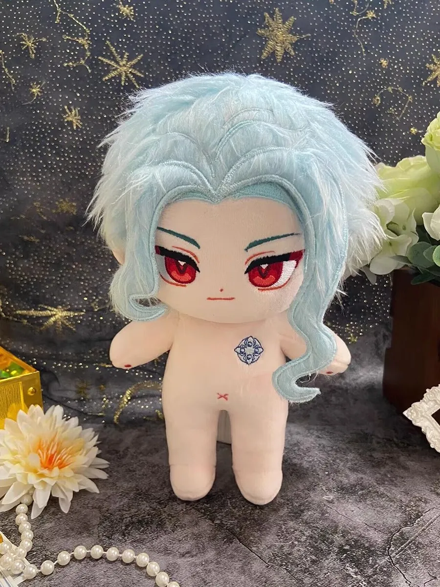 Dottore 20cm Plush Dottore Genshin Impact plush doll Anime Games stuffed toy kids toy gift Dress up doll clothes clothing