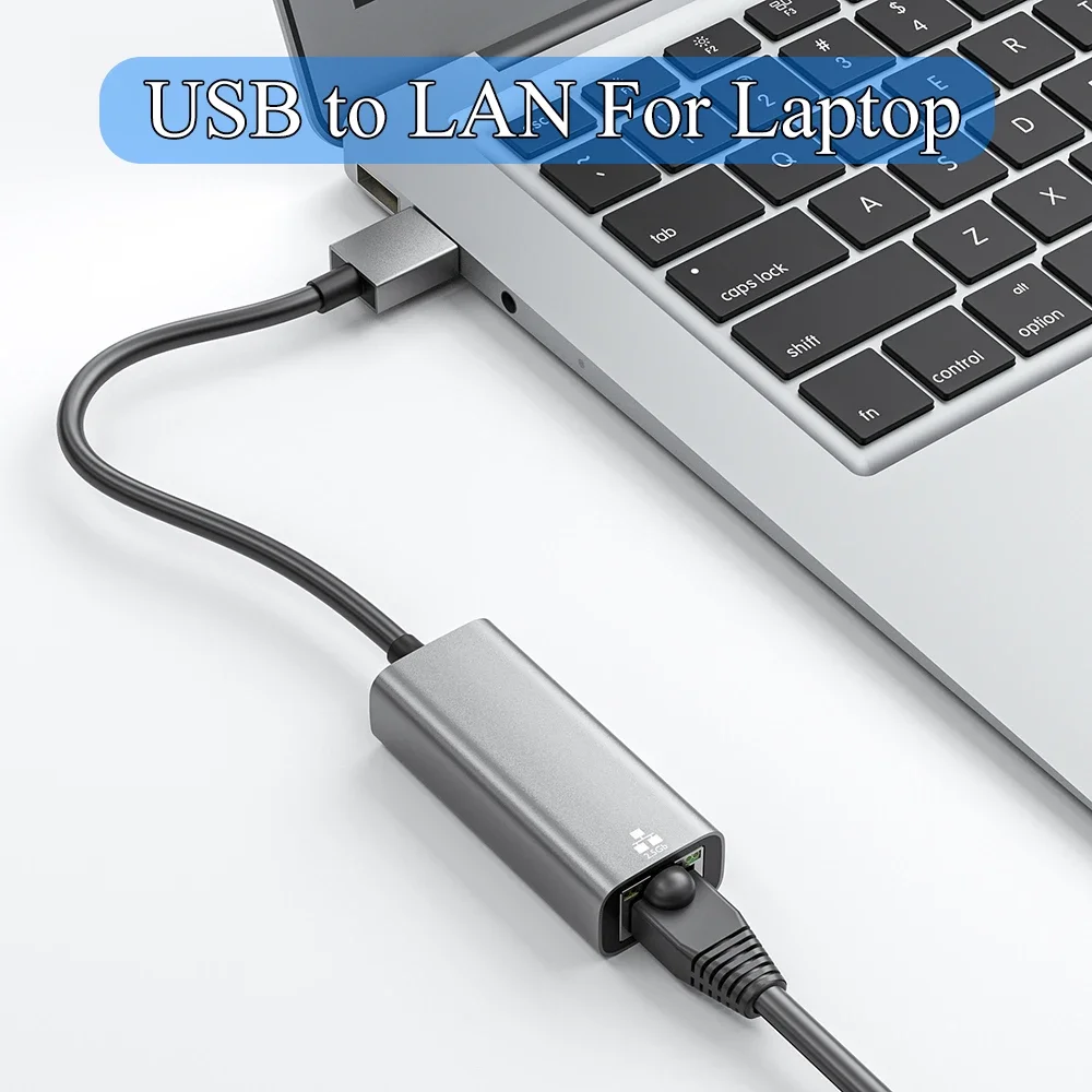 محول إيثرنت 2500 ميجابت في الثانية USB 3.0 بطاقة الشبكة السلكية USB نوع C إلى RJ45 إيثرنت Lan محول 2.5 جيجابت بطاقة الشبكة لأجهزة الكمبيوتر المحمول