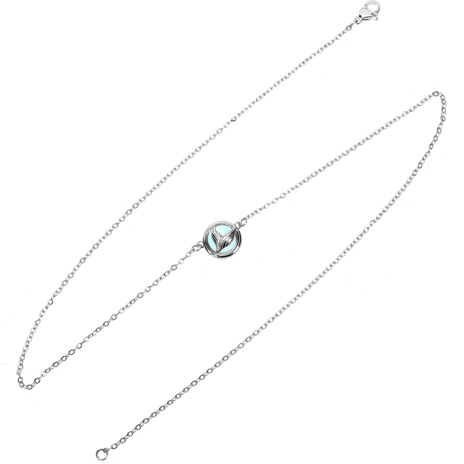 

Clavicle Necklaces for Women Lightweight Mermaid Pendant Jewelry Girls Choker Charm Elegant Simple Chain Fish Tail