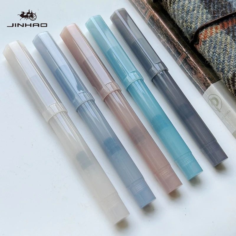 

Перьевая ручка JINHAO 62D серии Dreamy Color, высококачественная, с перьями F и EF, для студентов, канцелярские товары для школы и офиса