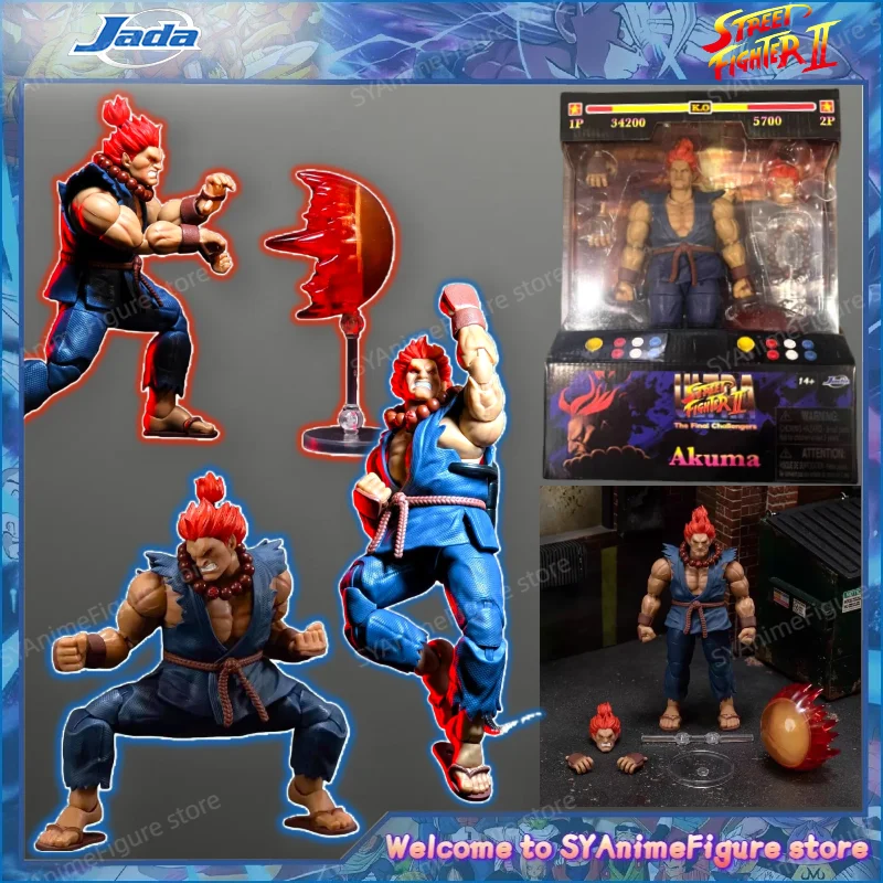 

In Stock Jada Toys Street Fighter II Akuma 1/12 6-Inch JD36717 Action Figure Toy Collection Gift