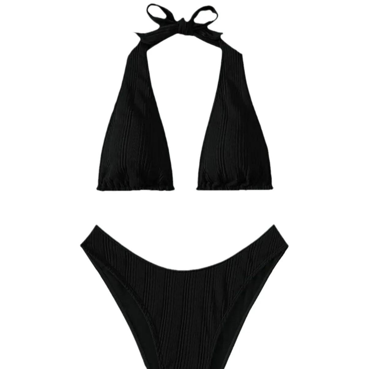 Maillots de bain européens et américains pour femmes avec bikini sexy haut de gamme commerce extérieur transfrontalier maillot de bain pour femme de couleur unie