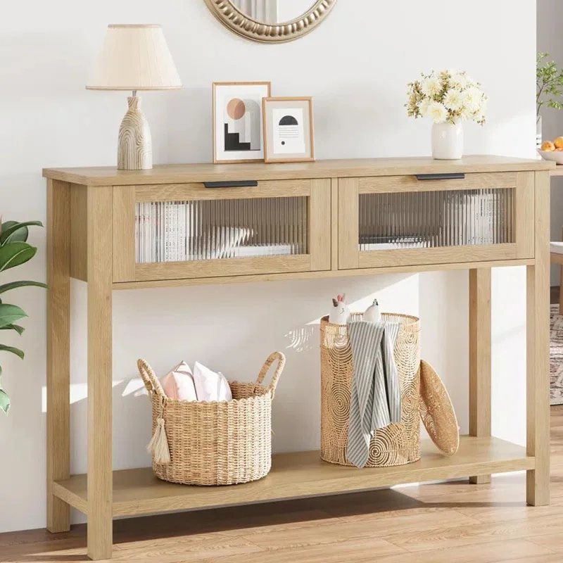 

Cross-border glass door entrance table entrance platform pastoral strip several long strips, door against the wall strip case mo