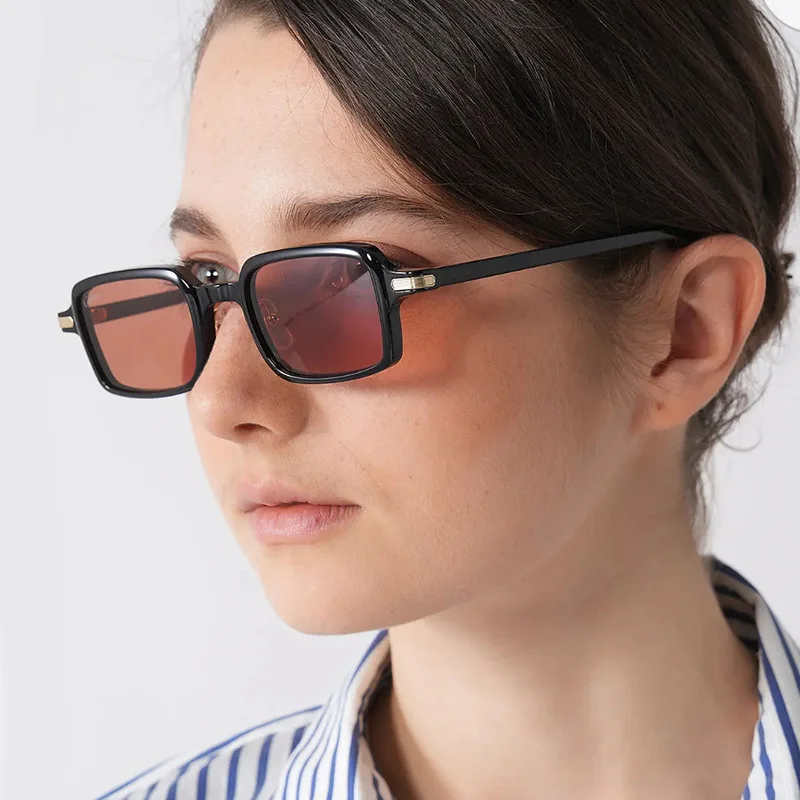 

2025 New Fashionable Square Frame Women's Sunglasses Outdoor Ultra Light Neutral High Quality Driving UV400 Sunscreen Glasses