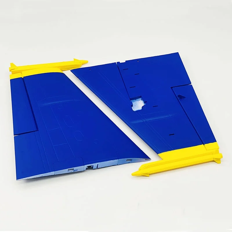 Xfiy Twin 40mm F-18 Hornetl Blue อุปกรณ์เสริม ตัวเครื่อง ปีกหลัก ปีกท้ายแนวตั้ง ปีกท้ายแบน ชุดล้อลงจอด สกรู