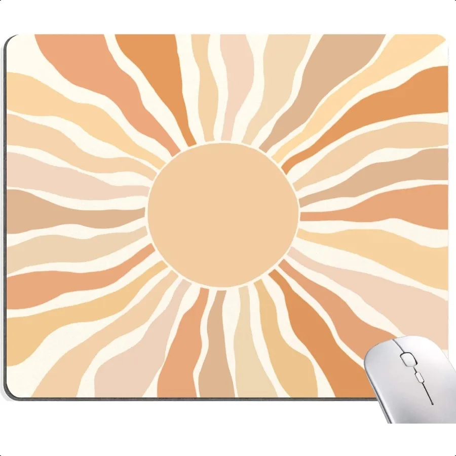 

Mouse Pad Modern Abstract Mouse Pad Waterproof Mouse Mat Square Boho Mousepad NonSlip Rubber Base Computer Mouse Pads for Offic