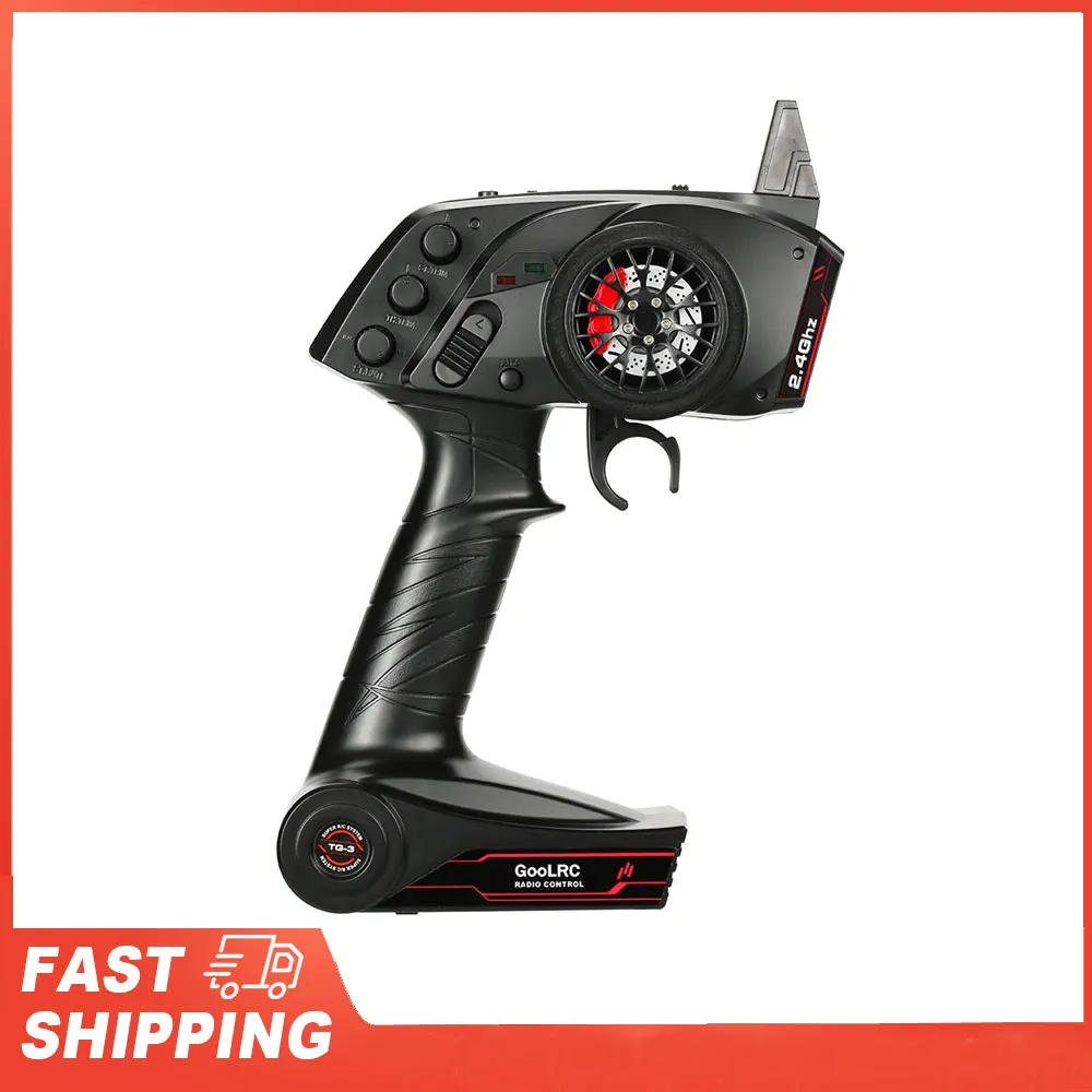 TG3 2.4G 3채널 RC 송신기 디지털 라디오 리모컨 송신기 및 수신기 오리지널 고품질 GoolRC RC 자동차 보트용