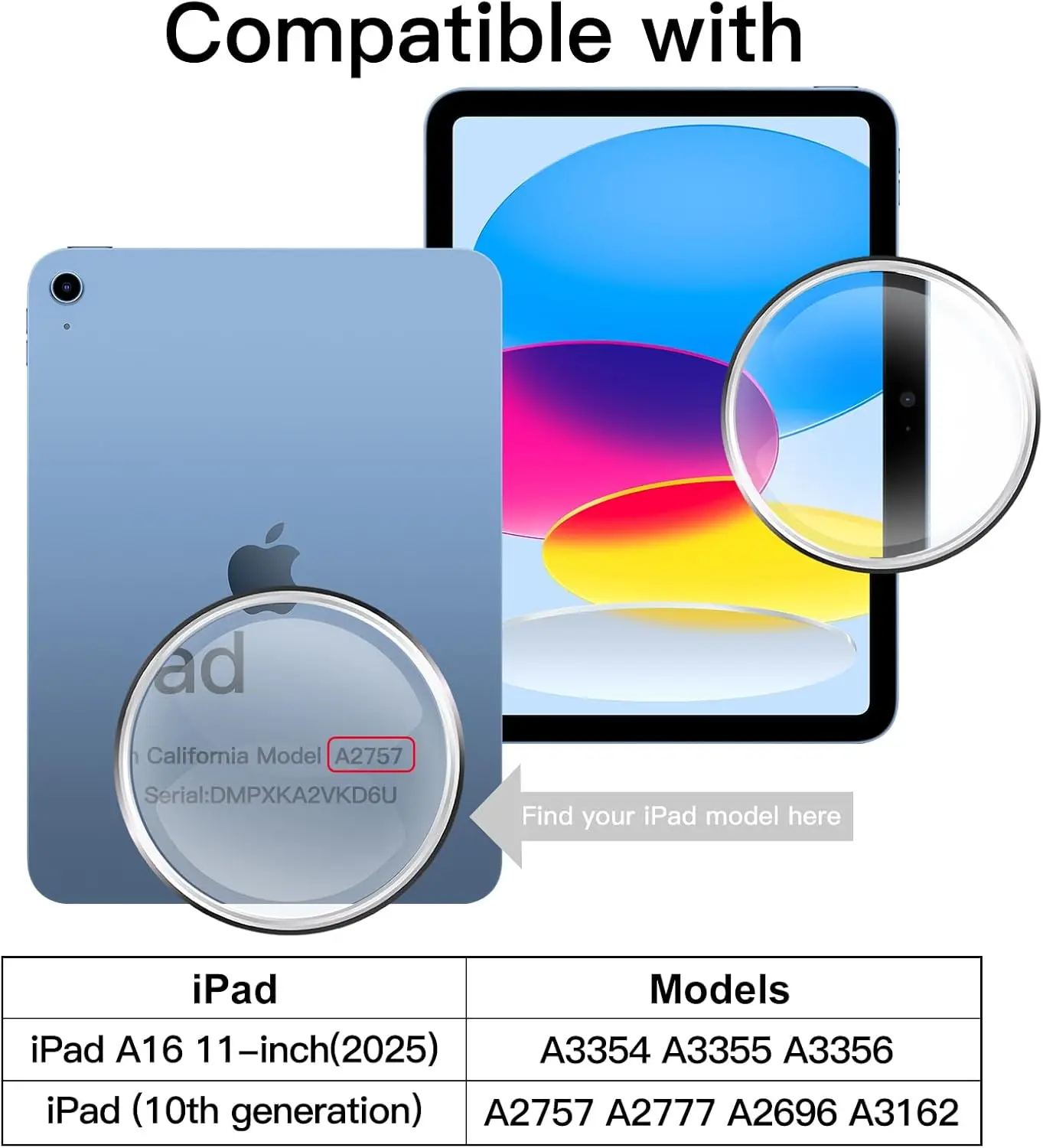 Защитная пленка для экрана iPad (A16) 11-го/10-го поколения (2025/2022), пленка из закаленного стекла 9H, HD Clear, 2 шт.