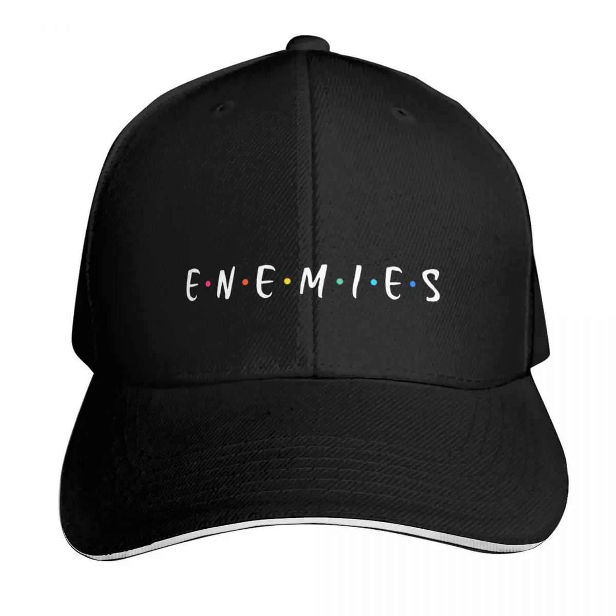 Enemies Design inspired by iconic TV Series Friends Baseball Cap Men Women Casual Summer Sport Sun Cap