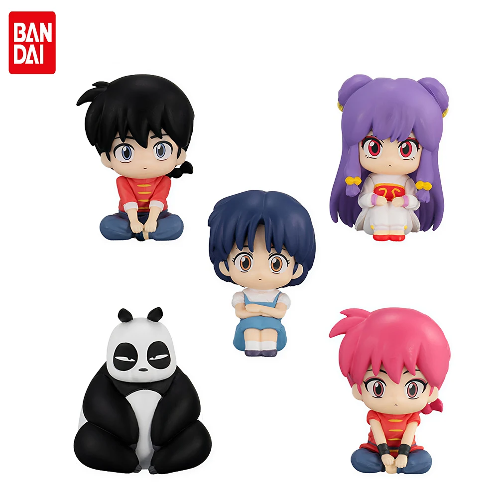 

Original BANDAI Gachapon Ranma 1/2 Ranma Tendou Akane Hibiki Ryoga Shampoo PVC Anime Figures Action Figure Model Toys Gifts