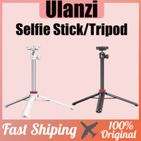 Ulanzi MT-44 Tripods Selfie Stick With Cold Shoe Phone Mount Holder Smartphone Vlog Tripods For Mobile Camera Photography Vlog