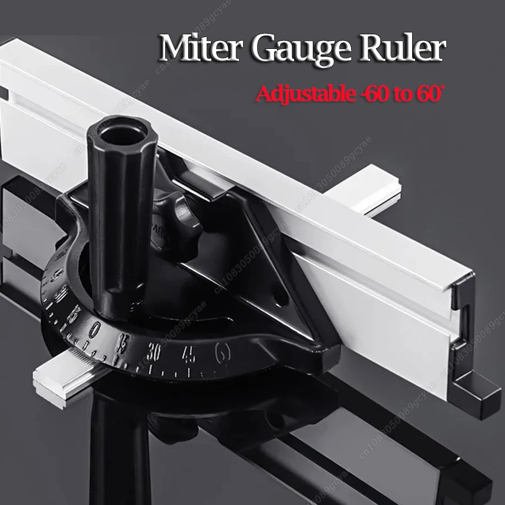 

Replacement Table Saw Guide Miter Gauge Adjustable Angle Ruler Miter Gauge Woodworking DIY Accessories Guide Ruler For Carpenter