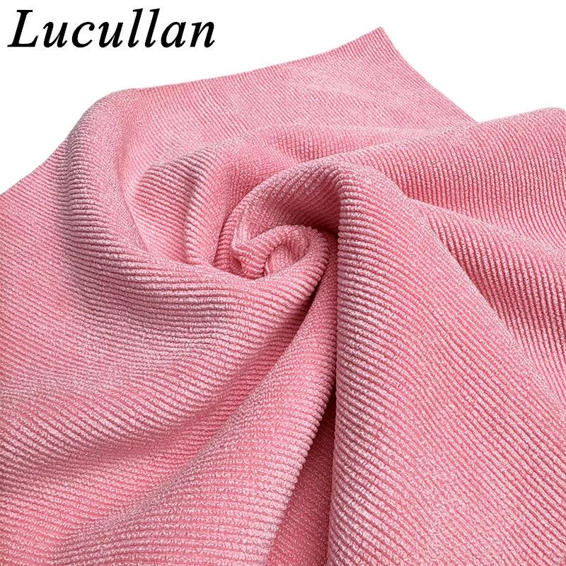 Lucullan Roze Seris Microfiber Premium Parel Handdoeken Voor Keramische Coating Nivellering En Verwijdering Van Kit