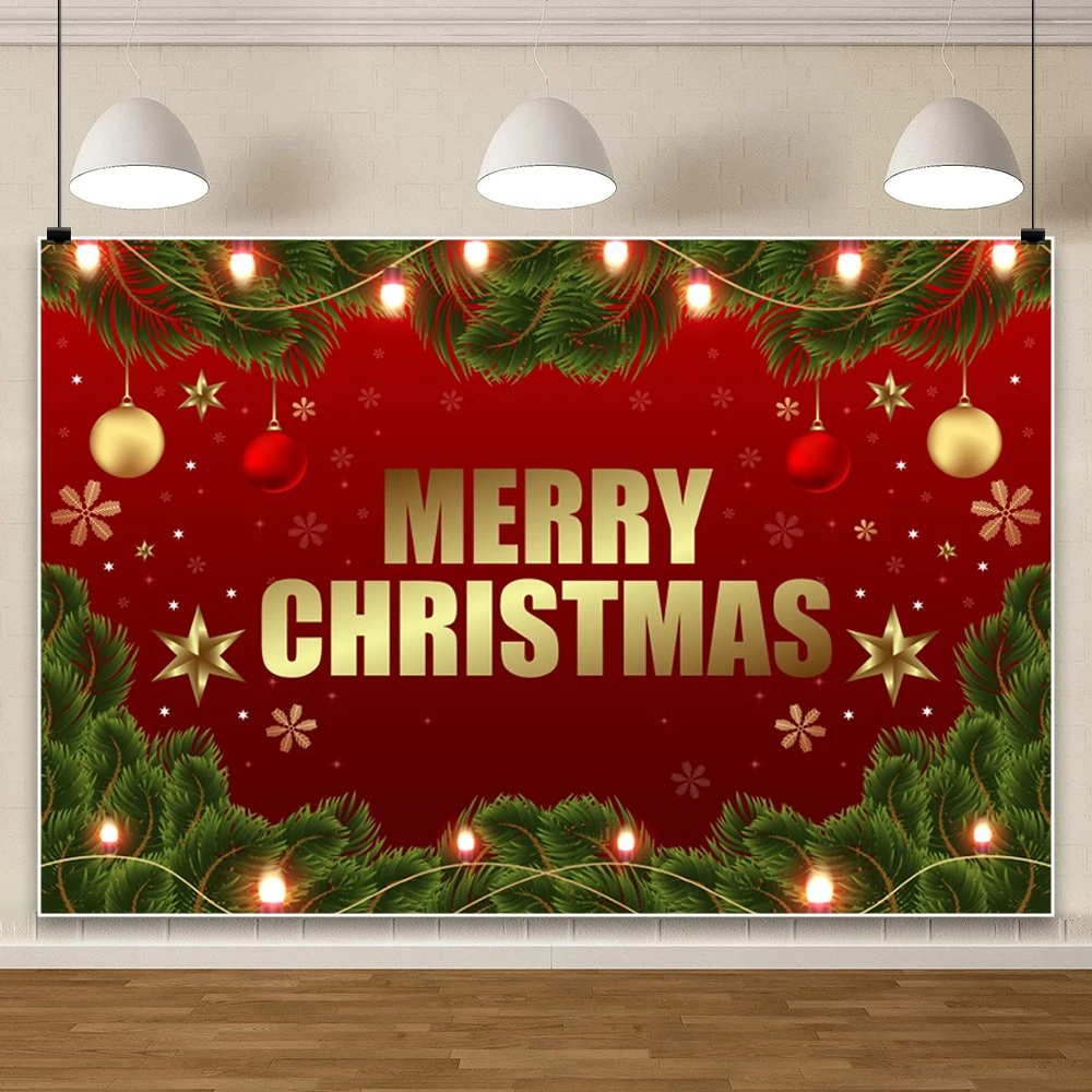 عيد ميلاد سعيد خلفية شجرة عيد الميلاد سانتا كلوز الرنة زلاجات الأحمر جرس إكليل الطفل حفلة عيد ميلاد صورة التصوير الخلفية