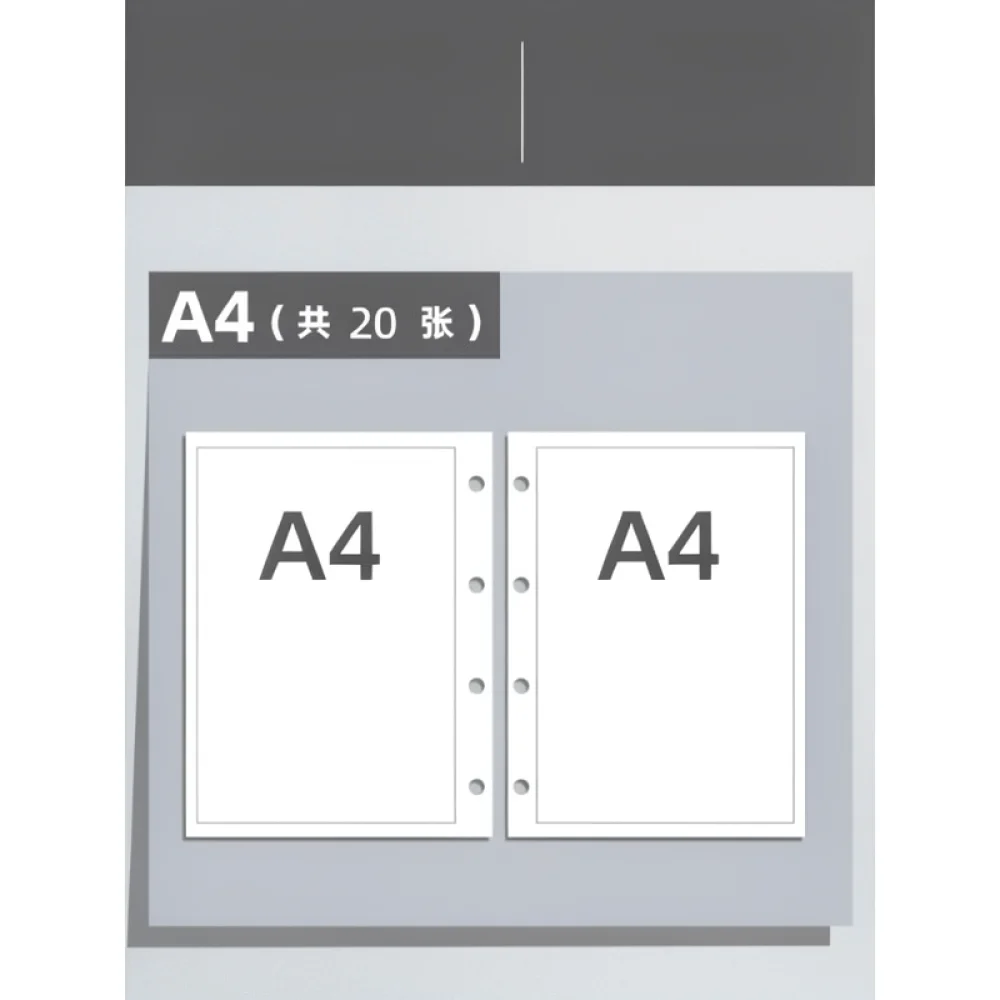 A4 Display Book Folder Document Organizer Presentation Binder File Storage For Students Office Music Sheet Collection