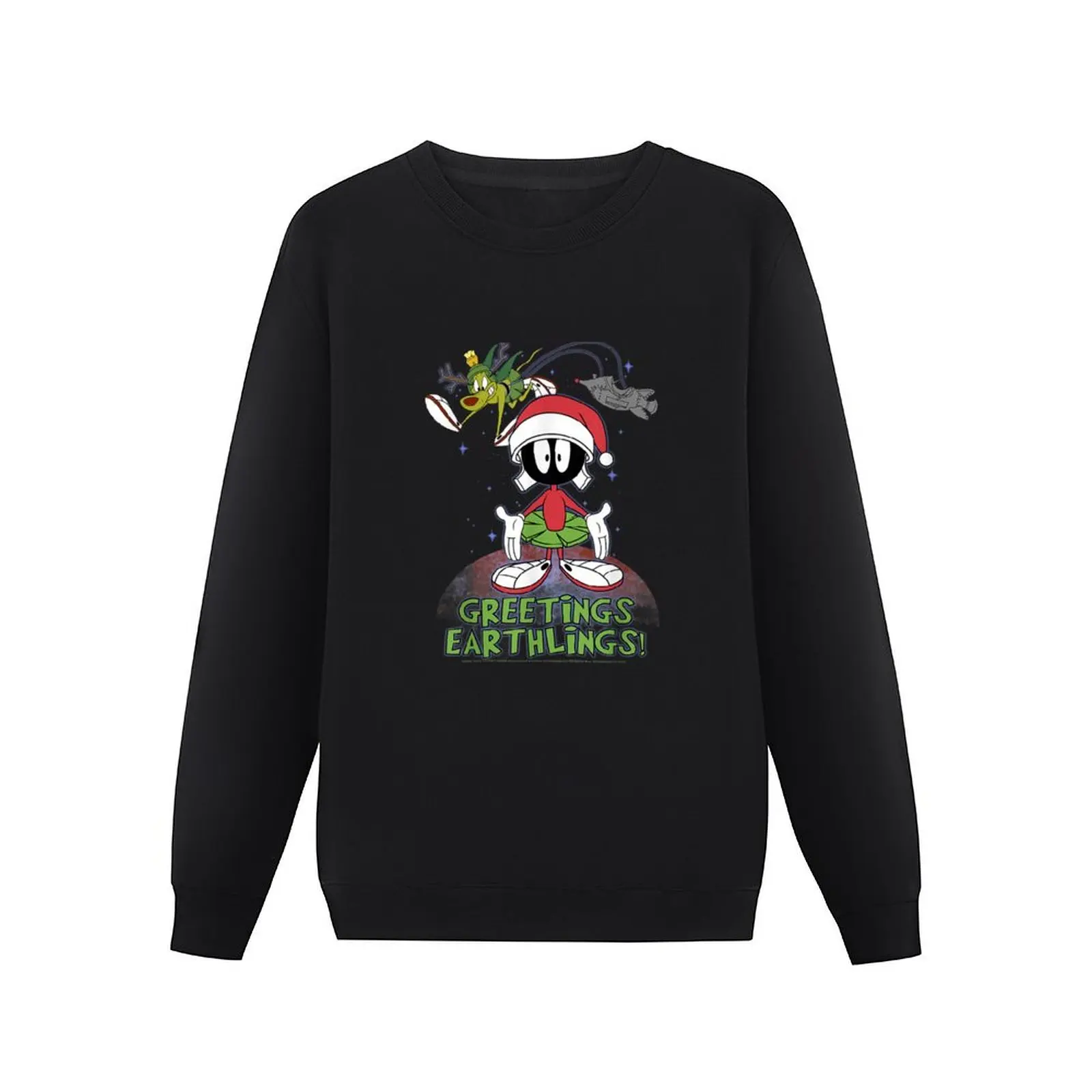 Christmas Marvin Greetings Earthlings Pullover Hoodie autumn mens clothing new hoodies and sweatshirts