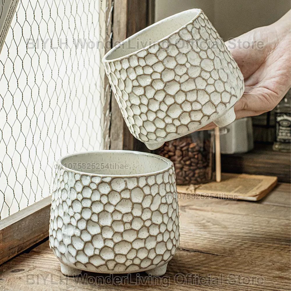 

Керамическая гидропонная ваза с тремя коваными цветочными горшками для украшения дома, многофункциональная керамическая банка для хранения украшений