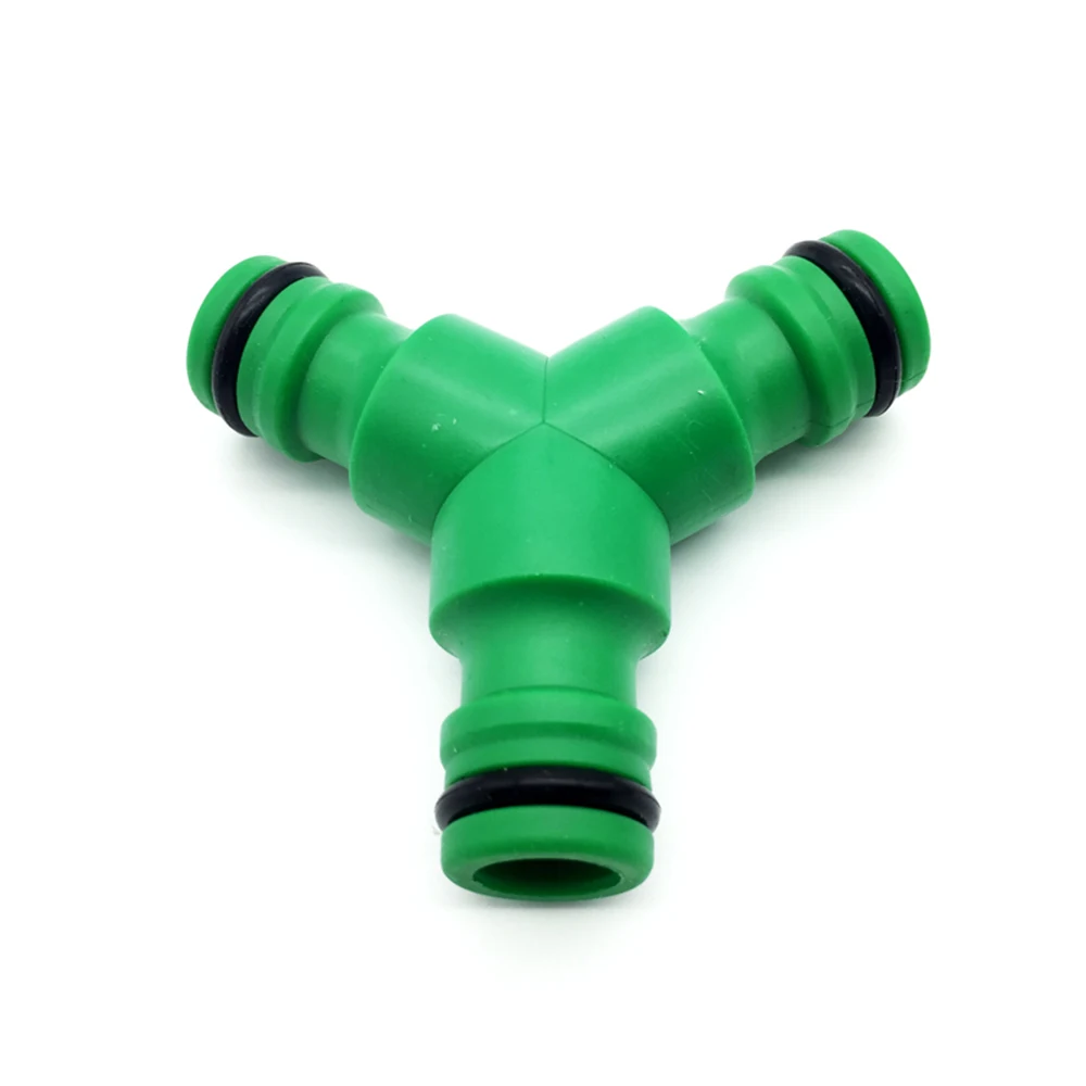 1/2Pcs Garden Watering Hose 1/2 inch Irrigation Valve 16mm Hose Pipe Splitter 3 Way Water Tap Connector