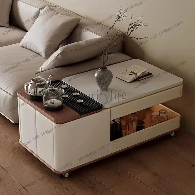 Creative Modern Coffee Table Designer Decoration Luxury Storage Vintage Safe Side Table European