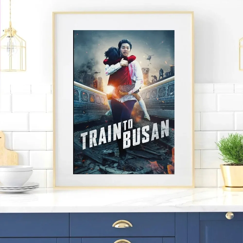 Movie Train To Busan Poster Wall Pictures For Living Room Fall Decor