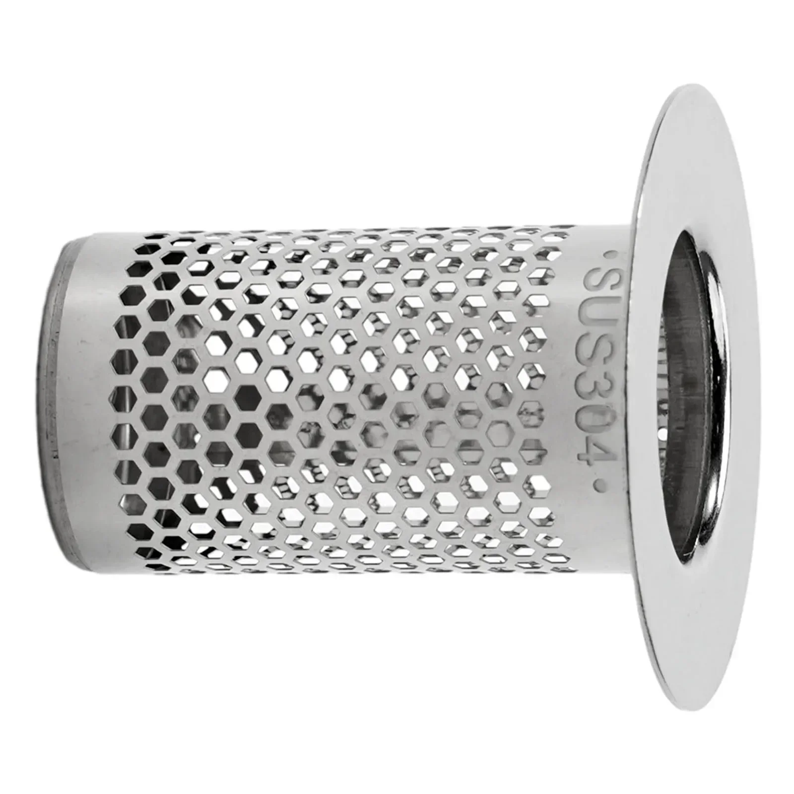 

Shower Drain Strainer Hair Silver Stainless Steel Sink Strainer Kitchen Bathroom Anti-clog Drains Bathtub Hair Catcher