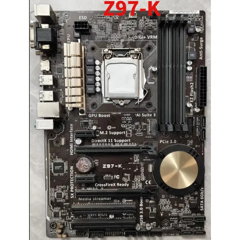 

for ASUS Z97-K/USB3.1 LGA1150 ATX Motherboard DDR3 Overclock Support M.2