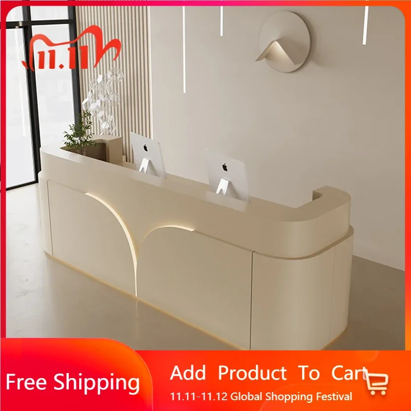 

Компьютерный центр Кассовый аппарат Бизнес-стойка Стол Кофе Дистилляция Прием Крытый Pupitre De Conférence Модная мебель