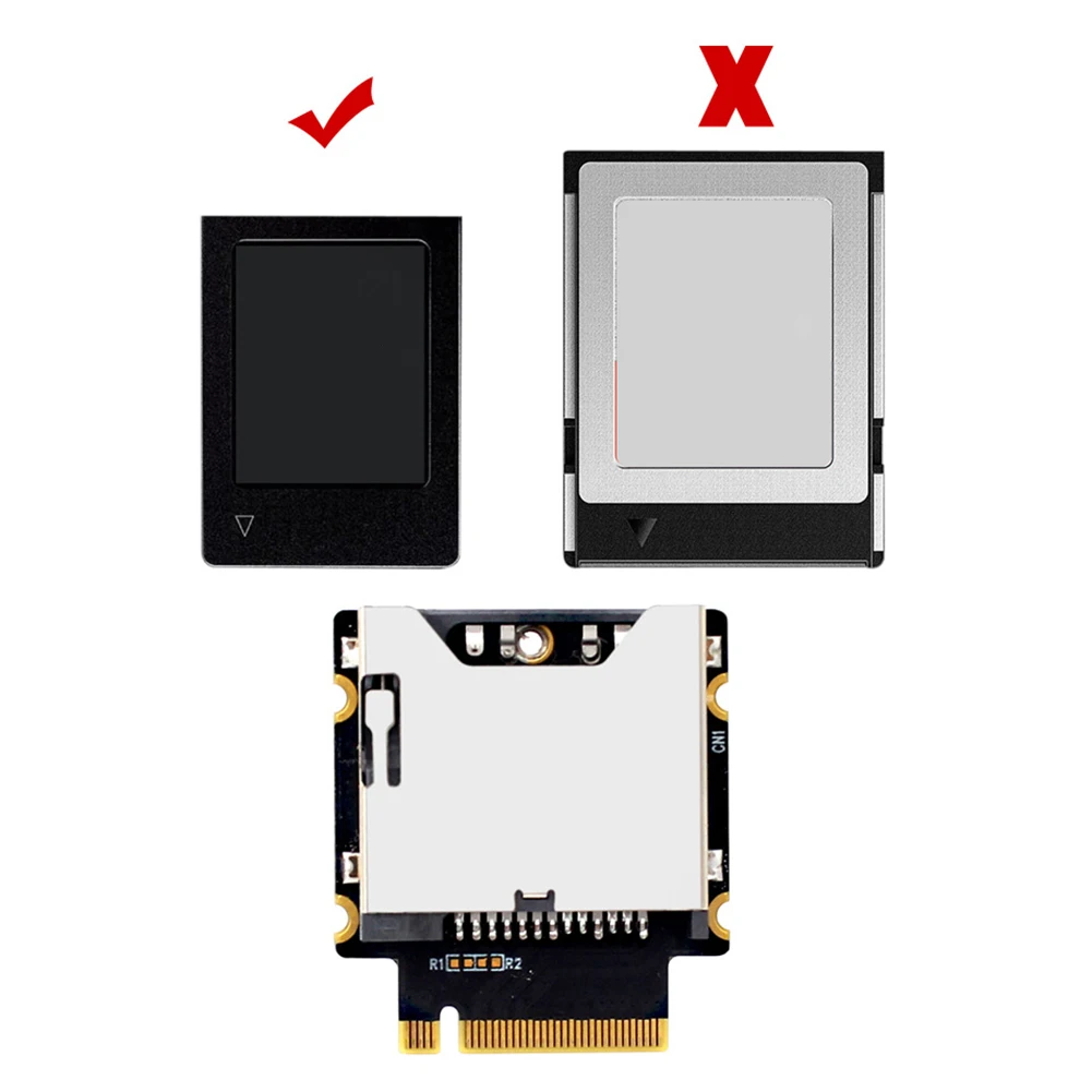 Adaptador de Placa de Expansão M2 para SATA3.0, Tipo A para M.2 M-Key NVME, PCI 3.0, 4.0, Conversor X1