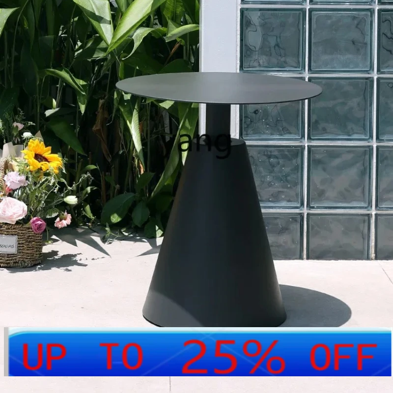 

LTT outdoor small coffee table outdoor leisure sofa side balcony small corner small round table