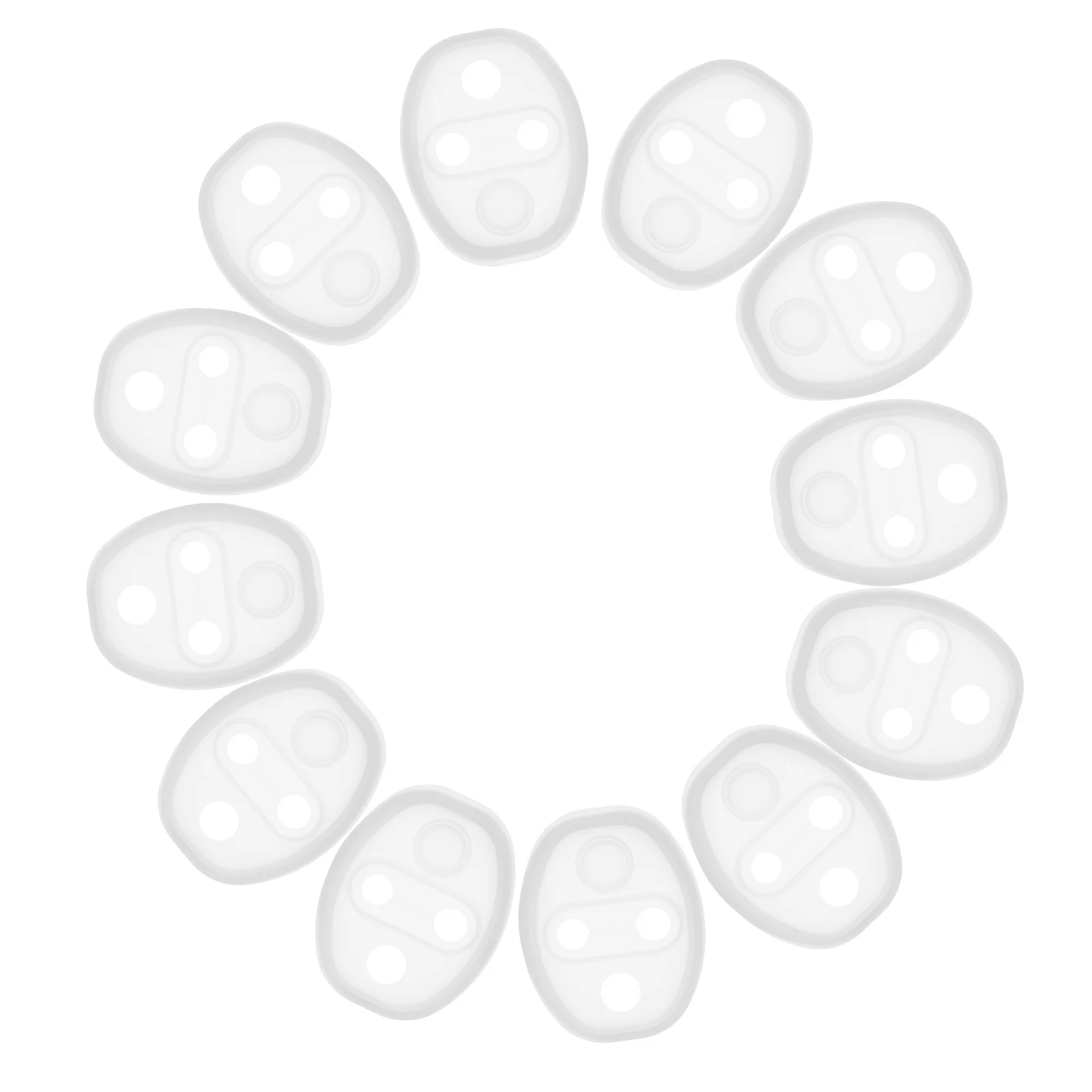 

12pcs Car Door Lock Protective Cover Silicone Glow-In-The-Dark Latch Guard Anti-Noise Bumper Pad For Vehicle Door Protection