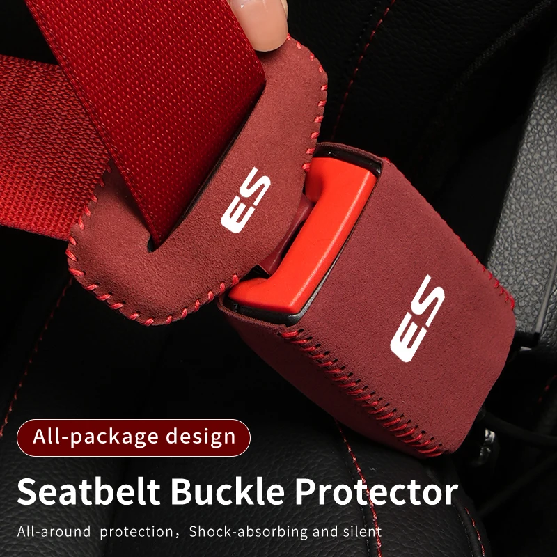 2Set Car Seat Belt Buckle Protectors Seat Belt Plug Clip Protectors For Lexus CT ES GS NX IS250 CT200h IS300h ES300h RX400 IS200