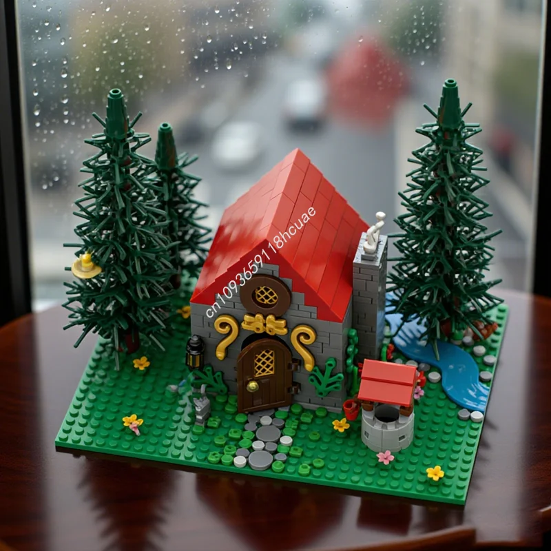 980pcs MOC Fairy Cottage Version 2 City Model Building Christmas Gifts Blocks Construction Toys DIY Education Creative Idea